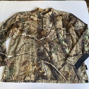 Sportsman's Warehouse Camo Pullover Long sleeves Sweater Shirt Size L